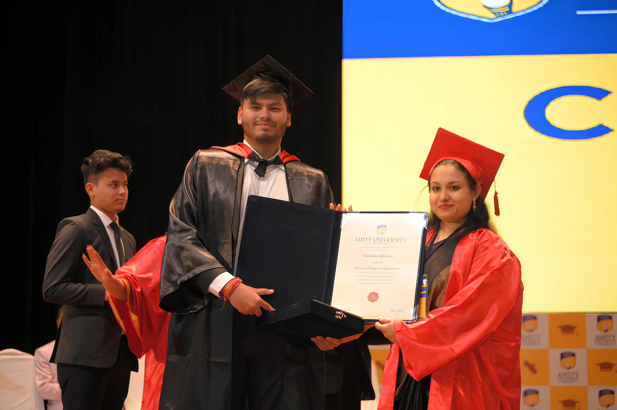 Avishake at the MCA convocation